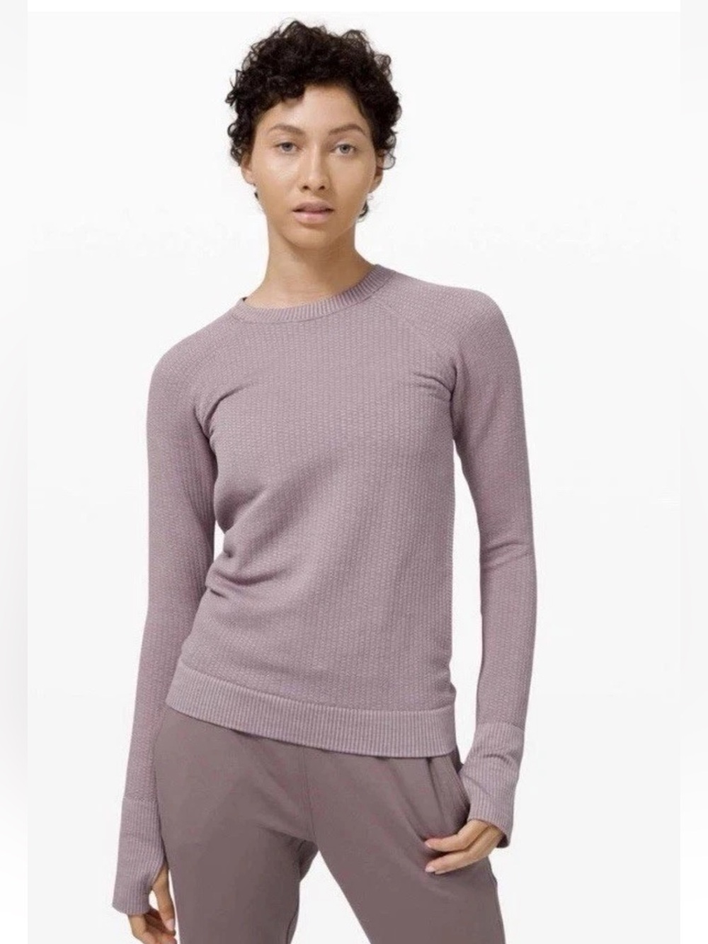 NWOT Lululemon Rest Less Pullover (Bubble Dot Violet Verbena/Chrome) 4